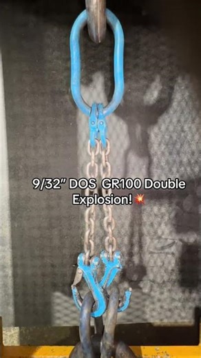 9/32” Grade 100 Chain Sling Ultimate break Strength