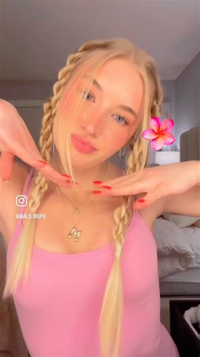 chain braid tutorial ⛓️🌸#braidtutorial #hairstyle