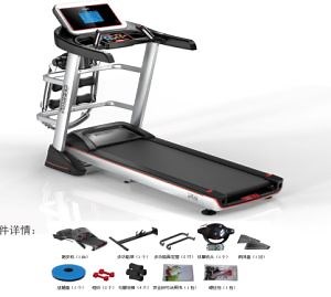 [Hot Item] 7 Inch Colored Multi Functional Treadmill- Motorized Electric Running Machine Professional Home Gym Treadmill