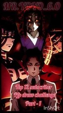 subscriber pfp drawing challenge | part 1 #shorts #drawing #challenge #pfp