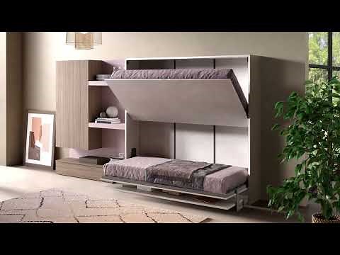 Le Lit Escamotable Superposé pour 2 couchages - Lucy Duo