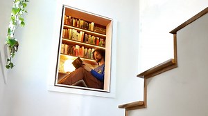 I Built a Tiny Library on my Stairs | Morley Kert