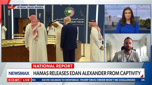 20K views · 538 reactions | "Thank God that we have America who is by our side to finally finish this war and get our hostages out." IDF reservist Noy Leyb reacted to President Trump and Special Envoy Steve Witkoff's efforts to release the hostages on Tuesday's "National Report." | NEWSMAX | Facebook