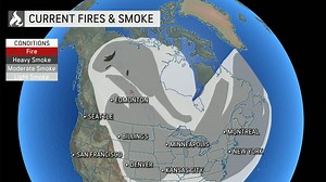 The impact of wildfires in Canada