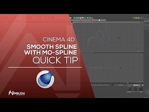 Cinema 4d Quick Tip - Smooth out your jagged splines for smooth align to spline movements