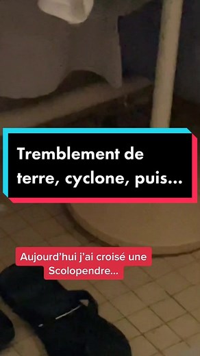Tremblement de terre , cyclone puis ça ? Je peux dormir tranquille ??? (Il faisait 30cm) #guadeloupe #antillais #971 #martinique