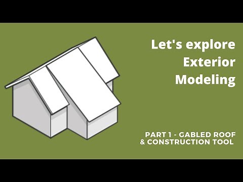 Tips & Tricks | Let's explore Exterior Modeling - Part 1 | Create Gabled Roof