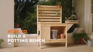 Ready to elevate your plant potting set up?  In this video we show you how to build a small potting bench. This work bench can be used for repotting and propagating plants or other gardening tasks.  #STIHLSA #howto #pottingbench #DIY | STIHL | Facebook