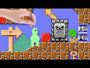 Alien Mario in Super Mario Maker 2