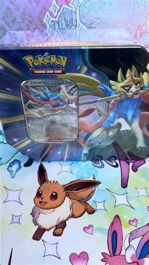 Slashing Legends tin unboxing #pokemon #pokemoncards #fyp