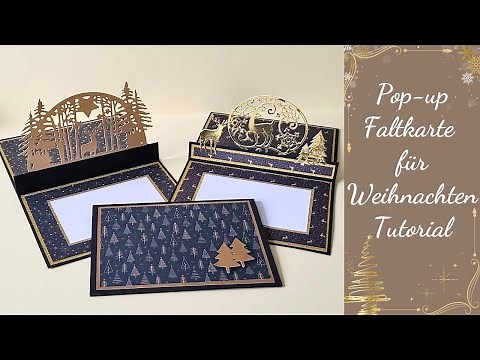 Karten basteln – DIY – Pop-up Faltkarte – für Anfänger - Tutorial