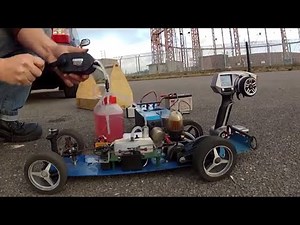 Mardave 1/8 Vintage Nitro Mercedes Touring car chassis 1st run