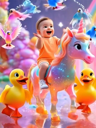 Baby’s Jelly Adventure | Fox, Koala & Unicorn 🦊🐨🦄#dogs #song #CuteVideo #storytime