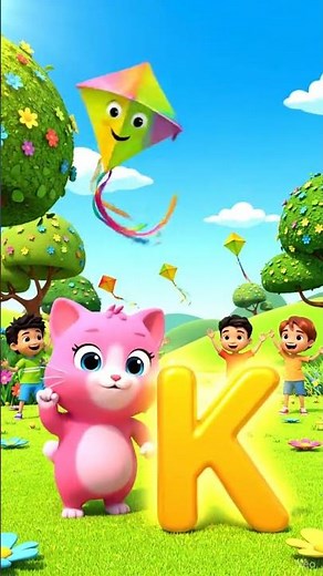 K for Kangaroo | ABC Letter Song | Kids Educational Animal Phonics| #abc #kids #shorts