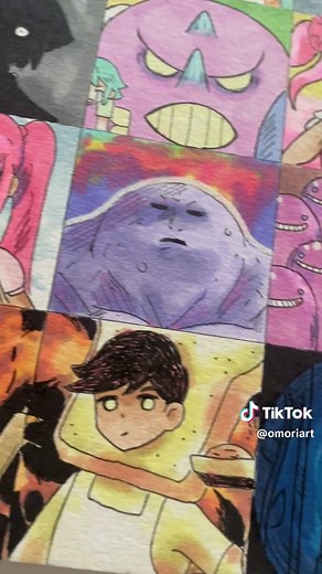 Speed Drawing of Omori Characters