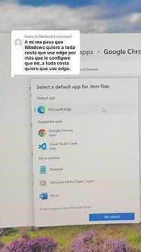 How to change your PC's default browser