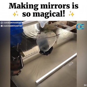 3M views · 7.6K reactions | Have you ever wondered how mirrors are made? | Curiosity | Facebook