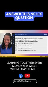 37K views · 543 reactions | Challenge yourself with this NCLEX Practice Question! | ReMar Nurse | Facebook