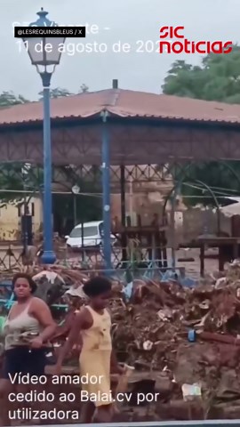 Tempestade mortal em Cabo Verde: as imagens da destruição causada pelas chuvas intensas, ventos fortes e inundações súbitas