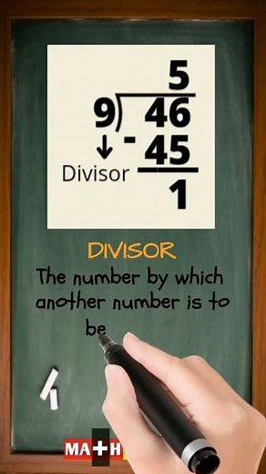 What is a Divisor in Math? | Simple Math Definition in 30 Seconds | MATHalino123