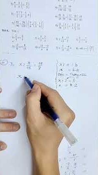 Grade 6 Math - Finding the Dividend - Multiplication and Division of Fractions - Basic Lessons #m...
