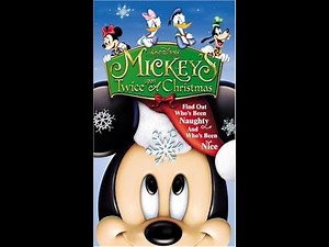 Opening to Mickey's Twice Upon A Christmas 2004 VHS