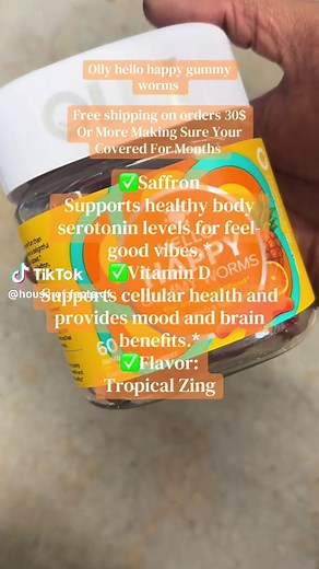 “Check out OLLY Hello Happy Gummy Worms not candy, but a healthy mood-boosting gummy packed with saffron extract and vitamin D to support emotional well-being and feel-good vibes 🍍✨. These tasty Tropical Zing gummies are gluten-free and free of artificial flavors or colors, making them a fun addition to your daily routine with real benefits. And here’s a TikTok fact: creators are getting paid to go LIVE on TikTok, showing products like this in real time and earning while they share what they lo