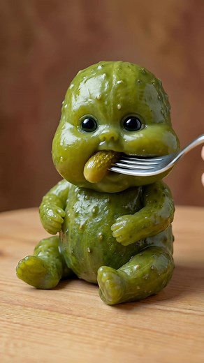 Pickle Eating ASMR 😋 #aiasmr #satisfyingvideo #eating #asmr #fyp | asmr eating