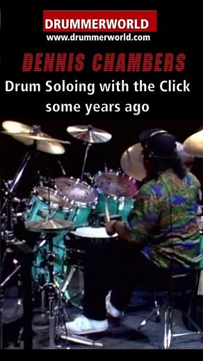 Dennis Chambers: Drum Solo S H O R T some years ago - #dennischambers #drumsolo #drummerworld