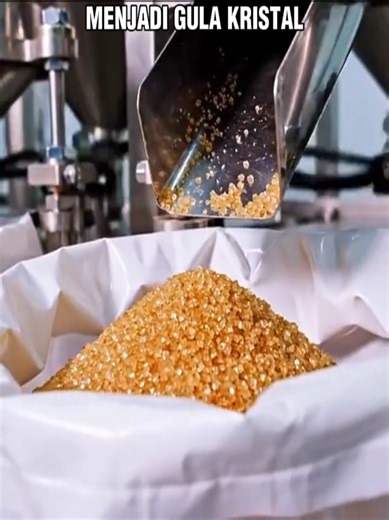 Proses pengolahan tebu menjadi gula kristal #sugarcane #process #factory