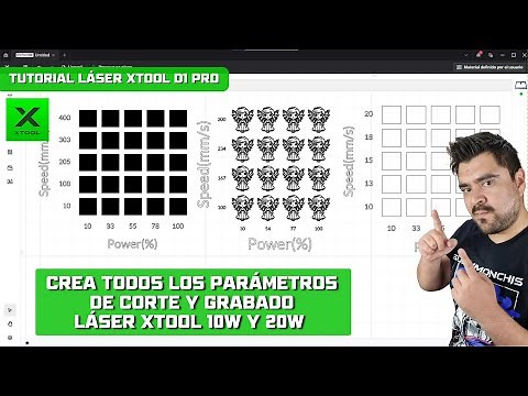 Crea tus Parámetros de Corte y Grabado para Láser Xtool 💥 Guía Completa