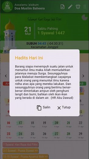 hadist Hari ini | Jangan Remehkan Menuntut Ilmu! Ini Balasannya
