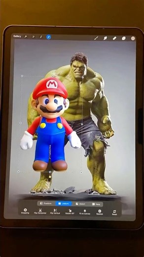 Super Mario x Hulk 👑 | Digital Art #fanart