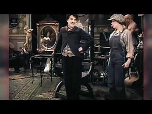 Behind the Screen Charlie Chaplin's 1916 4K Restored & Upscaled | Full Silent Movie | [New Sound]