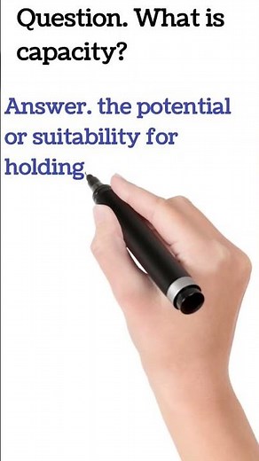 what is capacity. #shorts #ytshorts #shortsvideo# #education #Gyan by Vaibhav