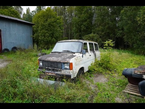 Starting FORD TRANSIT MK2 after 11 years + Test Drive
