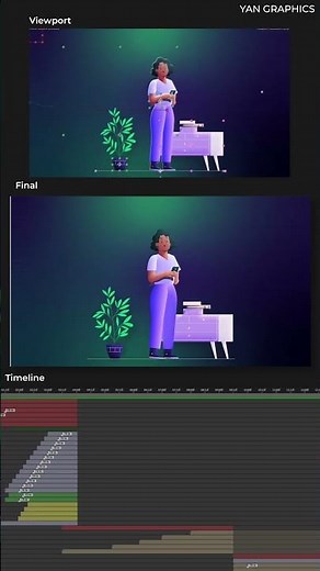 2D Animated Explainer Video | Client Project Behind the Scenes (Viewport + Timeline)