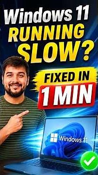 Windows 11 Running Slow? Try This 60-Second Fix
