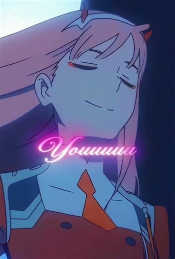 Zero two edit anime darling in the franxx #zerotwo #zerotwodance
