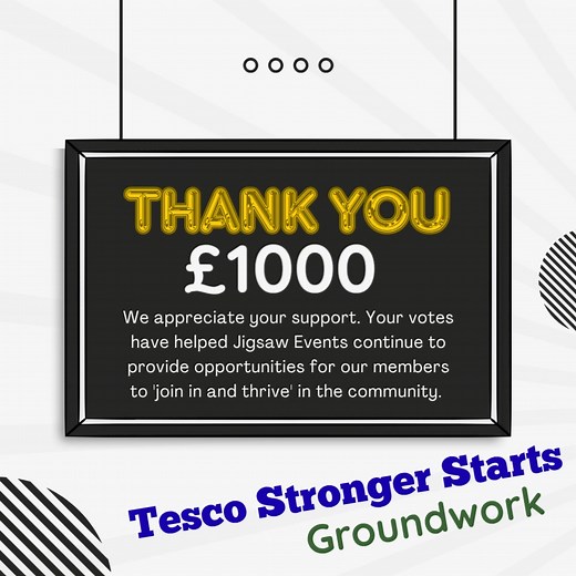  Wow! Thank you #TescoStrongerStarts in partnership with Groundwork...