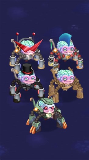 Reebro - All Costumes (My Singing Monsters)