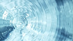 The water funnel rotates. Top view. The texture of the water. Filmed is slow motion 1000 fps. High quality FullHD footage