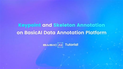 [Tutorial] Keypoint Annotation and Skeleton Annotation on BasicAI Data Annotation Platform | BasicAI Inc