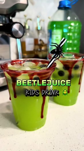 Beetlejuice Kids Drink Recipe for a Spooky Halloween Mocktail