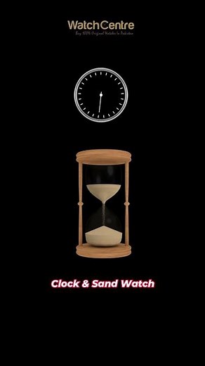 Mesmerizing Timepiece Showdown: 3D Sand Clock vs. Analog Clock