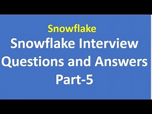 Snowflake Interview Questions and Answers Part 5| Snowflake| VCKLY Tech| DataCloud| Snowflake DWH