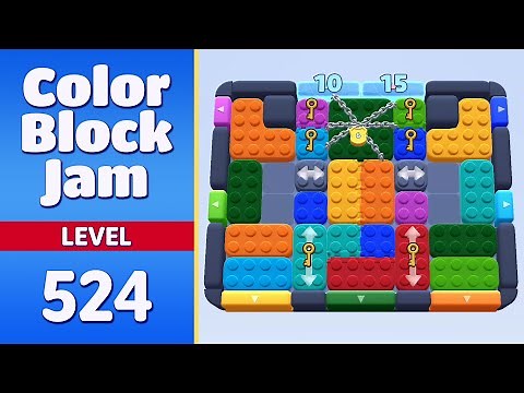 Color Block Jam Level 524 | Every Puzzle Solved! 🎯