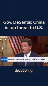 "Last Call" host Brian Sullivan sat down for an exclusive interview with Florida Governor and Republican Presidential Candidate Ron DeSantis for a wide ranging interview that touched on Disney, China, the race for the White House and more. | CNBC