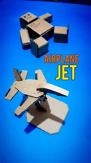 make cardboard airplane jet / make in youtube channel #diy #craft #diy #handmade #toys #stem