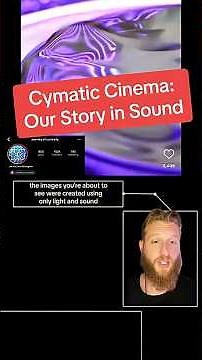 Sound Frequencies Shape Reality #cymatics #vibration #science